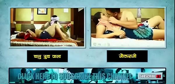  Desi big boobs aunty lesbian romance with young girl - Hindi short film.MP4